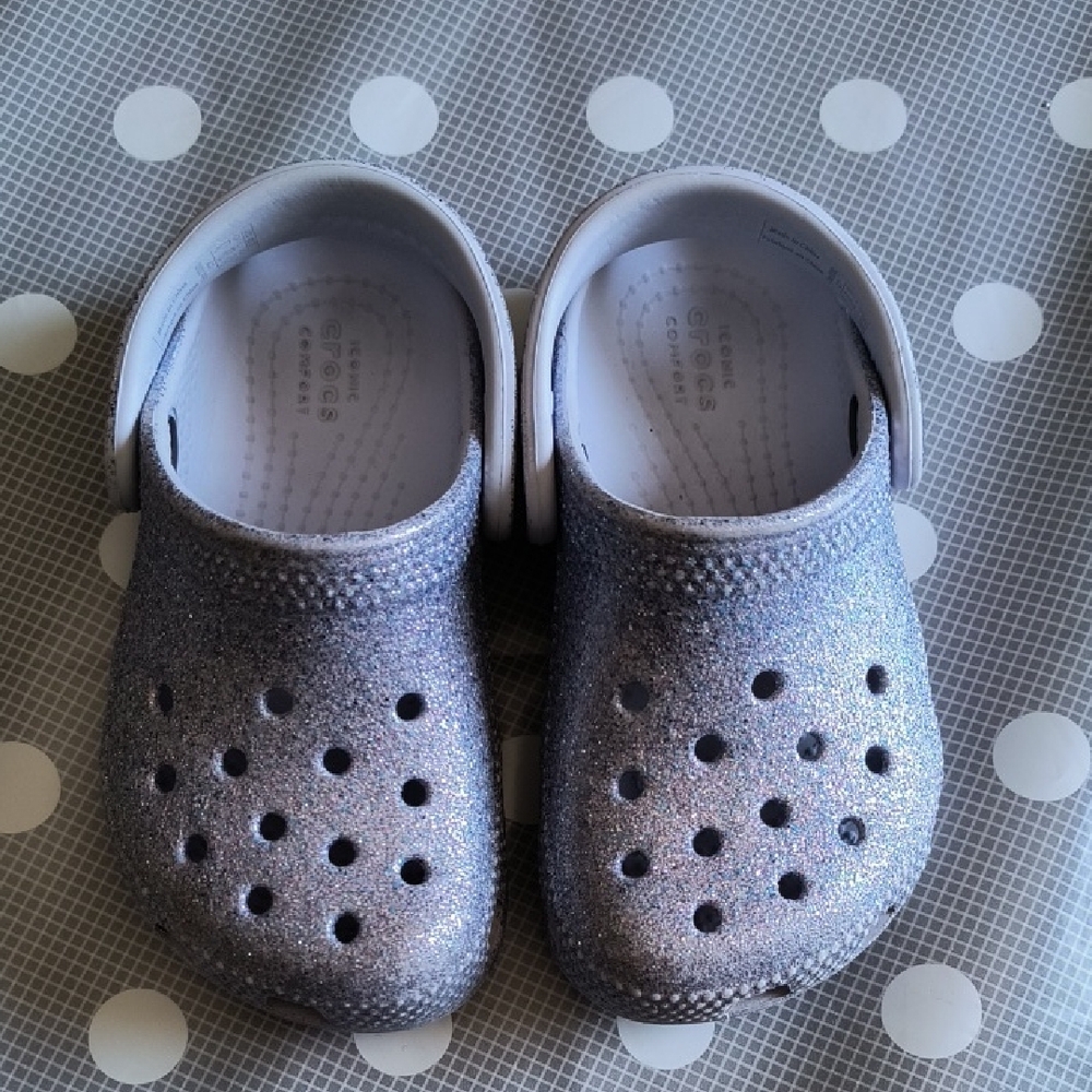 Glittery Kids Clogs